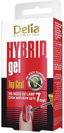 Delia Efekt Hybrydy Hybrid Gel Top Coat 11Ml