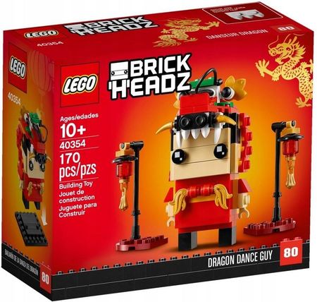 LEGO BrickHeadz 40354 Chłopak tańczący taniec smok 