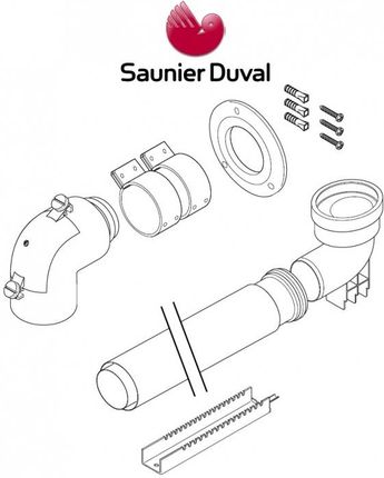 Saunier Duval Odpr Spalin Do Szachtu 60/100-80 S0020267925