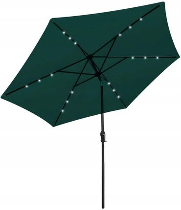 Parasol na wysięgniku z Led 3 m, zielony GXP-68311