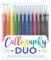 Kolorowe Baloniki Flamastry Z Dwiema Końcówkami Calligraphy Duo