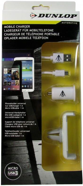 Dunlop Uchwyt Na Tel. Adapter Kabel Micro Usb Opinie i DUNLOP Kabel USB microUSB 1m do samochodu do telefonu