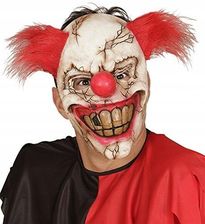 Zdjęcie Widmann Half Face Mask Killer Clown with Hair Carn - Oława