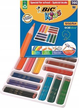 Bic Kredki Ołówkowe 12 kol Eco Evolution 144 Sztuk 