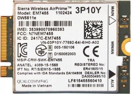 Dell DW5811e LTE 4G EM7455 (38DB56633) - zdjęcie 1 Dell DW5811e LTE 4G EM7455 (38DB56633)