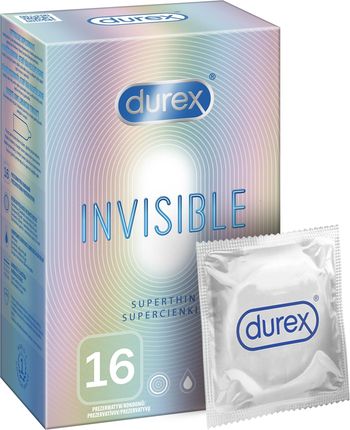 Durex prezerwatywy Invisible Supercienkie 16 szt.