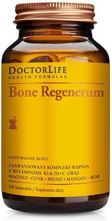 Life Doctor Life, Bone Regenerum, Wapń, K2, D3, Magnez, Bor, Miedź, Cynk, 120 Kapsułek