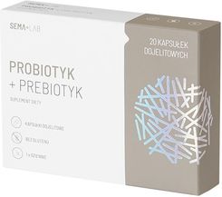 Laboratoria Gemini Semalab Probiotyk + Prebiotyk (Synbiotyk) 20Kaps. Dojelitowych - zdjęcie 1