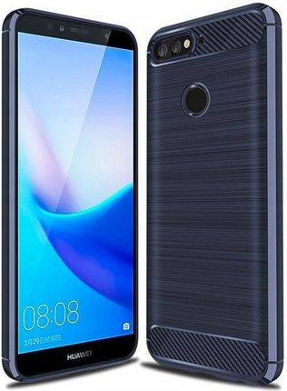 Huawei Y6 Prime 2018 Etui Carbon Case 5D