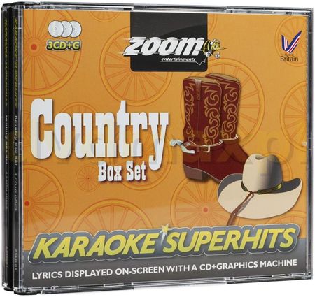Zoom Karaoke: Country Superhits - Karaoke Pack [3CD]