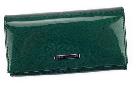 Portfel damski skórzany PELLUCCI PT-107 Zielony - zielony