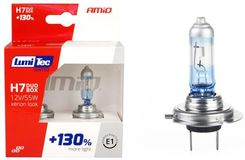 Amio Zestaw Żarówek Halogenowych H7 12V 55W Lumitec Limited +130% Duo Box - H7
