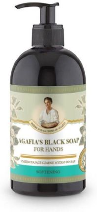 Babuszka Agafia Zmiękczające czarne mydło do rąk 500ml