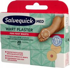 Zdjęcie Salvequick Med Wart Plaster, plastry na kurzajki, 20szt. - Annopol