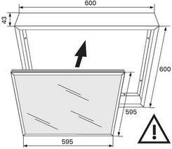 Zdjęcie Eco-Light Ecolight Ramka Natynkowa Do Panelu Led 60X60 Kaseton (21801621) - Mońki