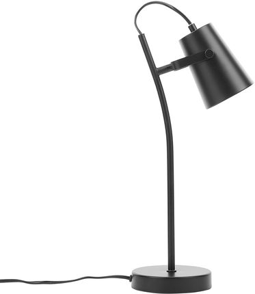 Beliani Minimalistyczna lampa stołowa biurowa metalowa 39 cm czarna Flint