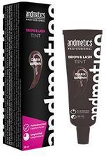 Andmetics Brow&Lash Tint Henna Do Brwi I Rzęs 20Ml Dark Brown