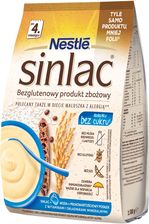 Nestle Sinlac Bezglutenowy Produkt Zbożowy Bez Dodatku Cukru dla niemowląt po 4 Miesiącu 300g