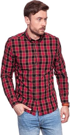WRANGLER LS 1PKT BUTTON DOWN SALSA RED W5874NQWN