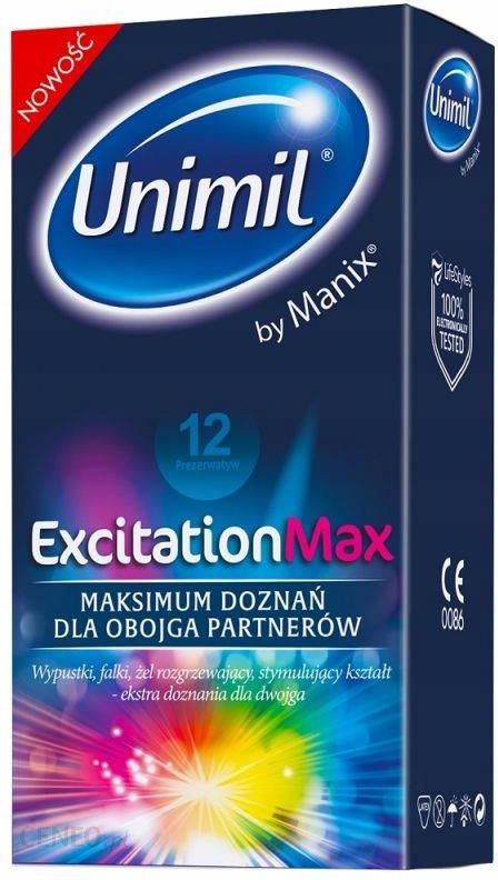 Unimil Excitation Max prezerwatywy 12 szt