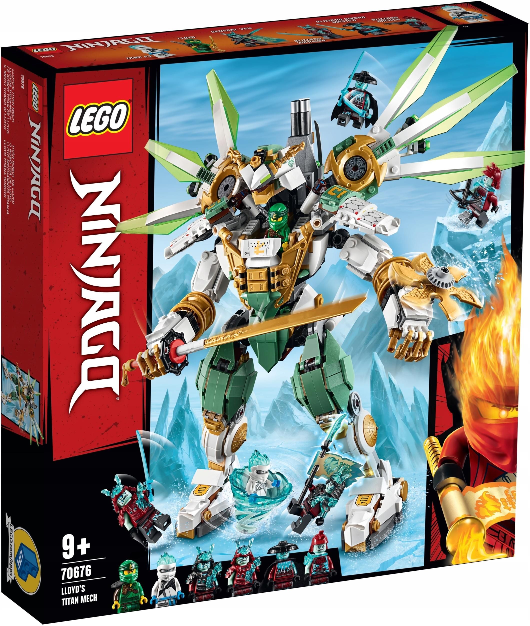 Lego Ninjago Mechaniczny Tytan Lloyda 70676