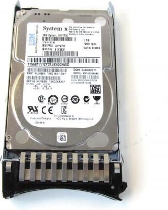 Ibm 1Tb Sas 7.2K 2.5 Hard Disk 81Y9731