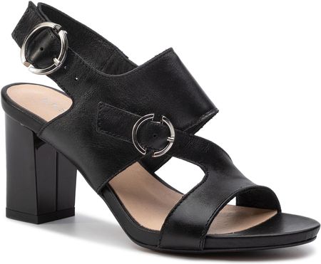 Sandały damskie Clarks Cammy Pearl Black Leather czarne Sandały damskie Clarks Cammy Pearl Black Leather czarne