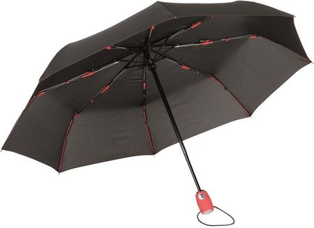 Wiatroodporny parasol KEMER STREETLIFE Czarny red - czerwony || czarny
