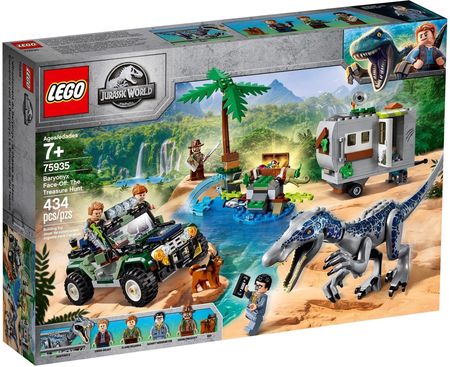 LEGO Jurassic World 75935 Starcie z barionyksem: poszukiwanie skarbów