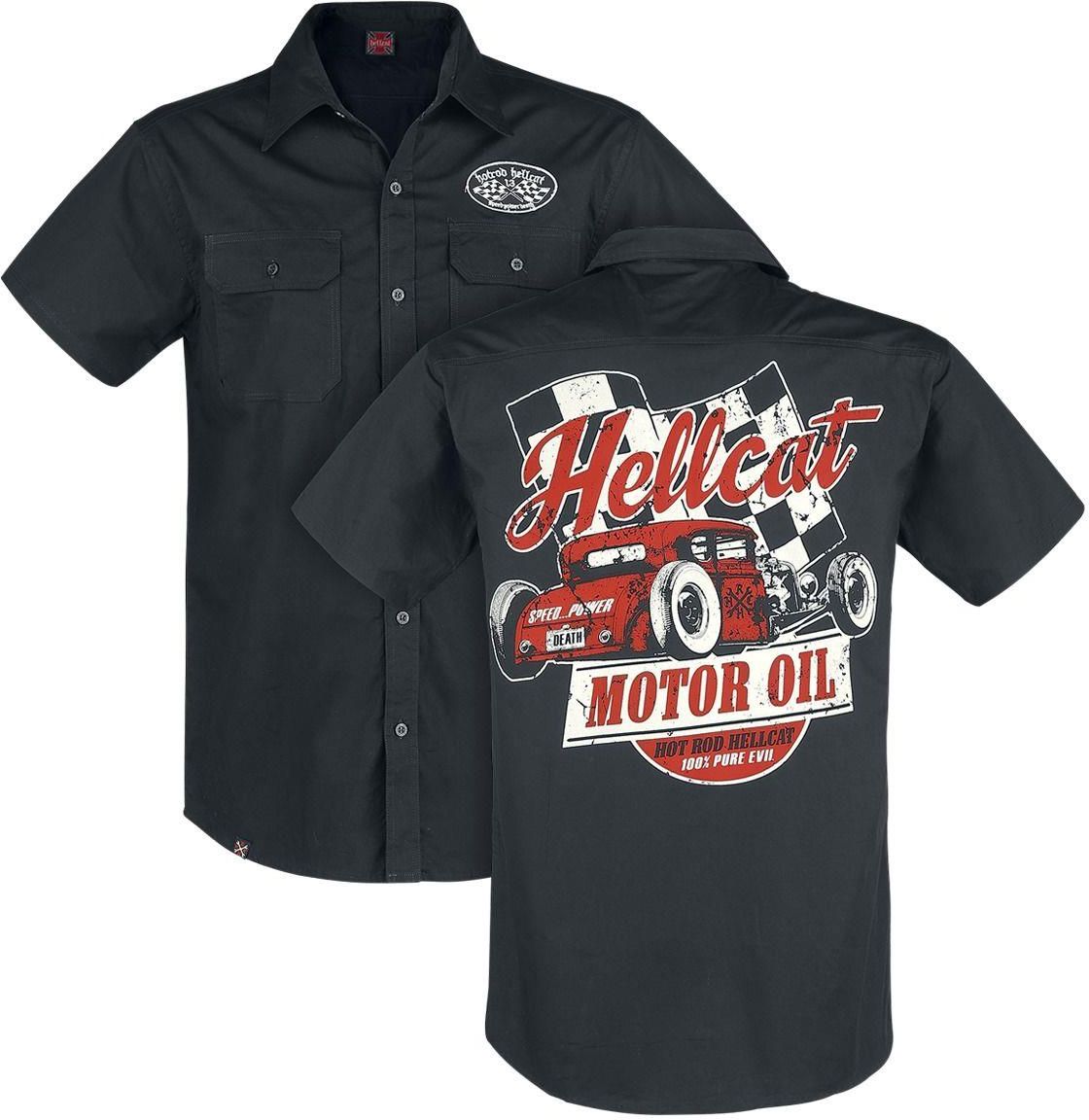 Hot Rod Hellcat Motor Oil Koszula z krótkim rękawem Hot Rod Hellcat Motor Oil Koszula z krótkim rękawem