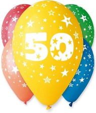 Zdjęcie Gemar Balon 12 Cali 5Szt Liczba 50 - Kalety