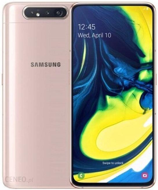 Samsung Galaxy A80 Sm A805 8 128gb Dual Sim Zloty Cena Opinie Na Ceneo Pl