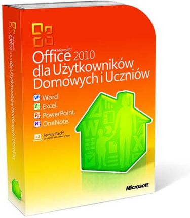 Microsoft Office 2010 dla Użyt. Domowych i Uczniów PL FPP 1 Użyt. Lic. Doż. (79G-01915)