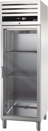 Szafa chłodnicza z drzwiami szklanymi, 1-drzwiowa, prawy zawias, 700 l, GN 2/1, 653x842x2040 mm | ASBER, Green Line