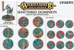 Games Workshop Podstawki Age of Sigmar Shattered Dominion 25&32mm Round