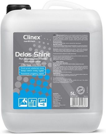 Clinex Płyn Do Pielęgnacji Mebli Delos Shine 5L (128007B)