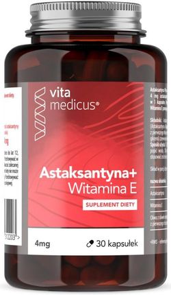 Vita Medicus Astaksantyna+ Wit. E 30 Kaps