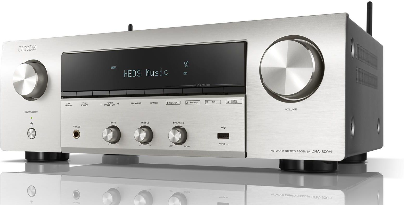 Denon DRA-800H srebrny - zdjęcie 1 Denon DRA-800H srebrny
