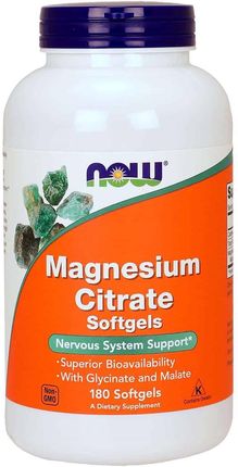 Magnesium Citrate (Cytrynian magnezu) 133mg 180 kaps.