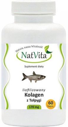 NatVita Kolagen z Tołpygi liofilizowany kaps 170mg 60 kaps 10,2g