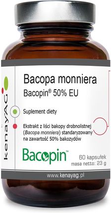 Kapsułki Bacopa monniera Bacopin 50% EU 60 szt. 