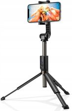 Spigen S540W Bezprzewodowy Selfie Stick Tripod Czarny - ranking Kijki do selfie 2023 