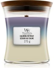 Zdjęcie Woodwick Trilogy Calming Retreat 275 G Z Drewnianym Knotem Świeczka Zapachowa - Sosnowiec