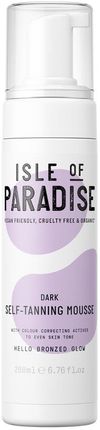 Isle of Paradise Dark Self Tanning Mousse Samoopalacz 200ml