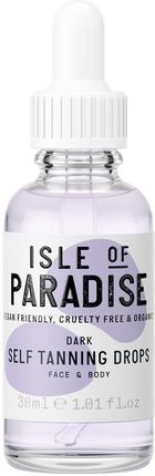 Isle of Paradise Dark Self Tanning Drops Olejek samoopalający 30ml