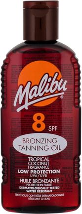 Malibu Bronzing Tanning Oil SPF8 Preparat do opalania ciała 200ml