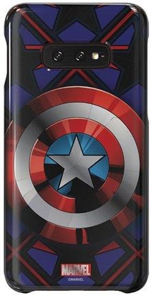 Samsung Smart Cover Captain America do Galaxy S10e Czarny (GP-G970HIFGHWC)