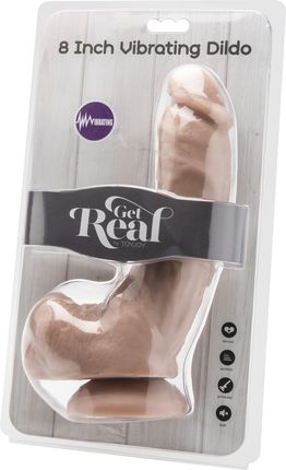 Toy Joy Realistyczny Wibrator Cock 8 Inch Balls Vibrator Cielisty