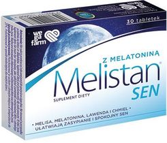 Zdjęcie Tabletki Wegafarm Melistan Sen Z Melatoniną 30szt. - Żagań