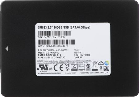 Samsung SM883 960GB (MZ7KH960HAJR-00005)